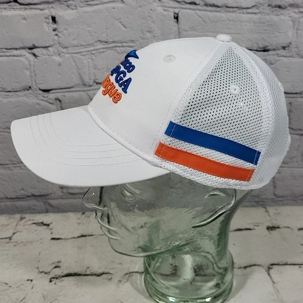 2020 PGA Jr League Hat Mens Adjustable White Mesh Ball‎ Cap Garb Inc